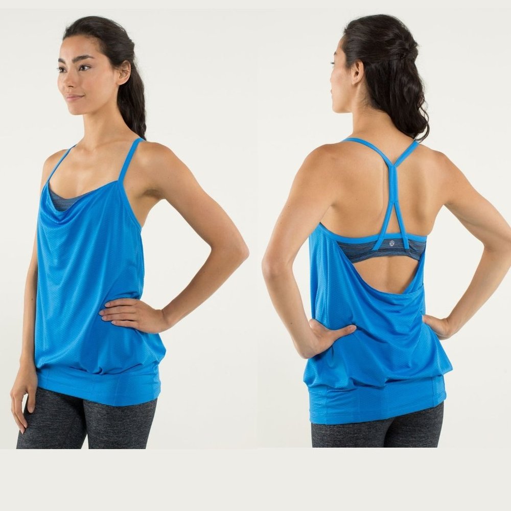 Lululemon C.Y.B Tank Cornflower Blue 8